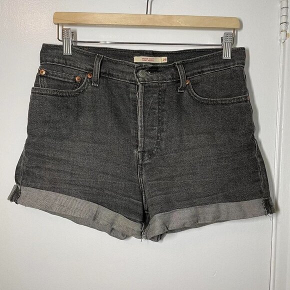 LEVI’S WEDGIE FIT SHORTS SIZE 28 - Picture 3 of 6